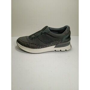 Naturalizer Sneaker Womens Size 8.5M Slip On Black Spleckled  Faya